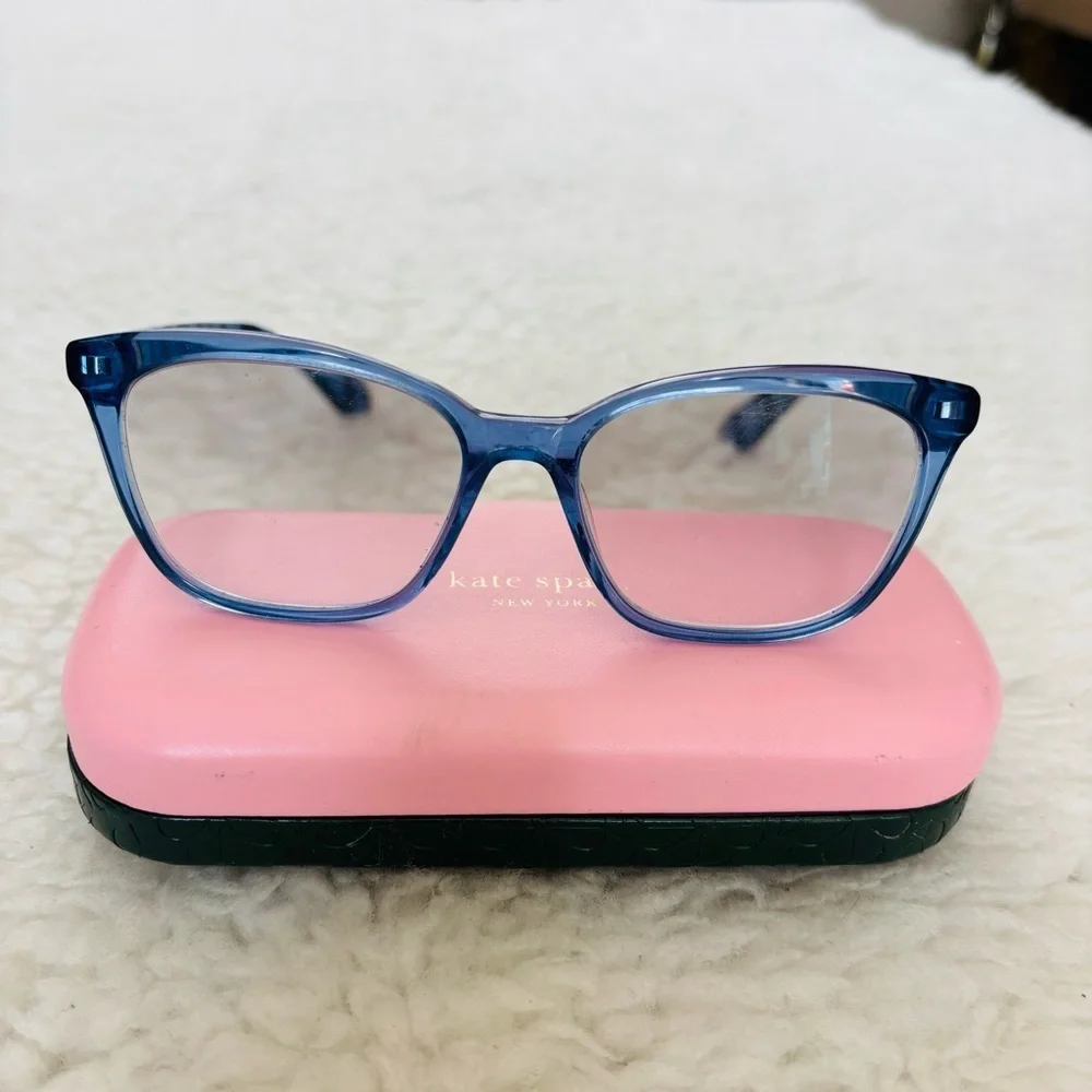 Kate Spade 2 Tone Blue Eyeglasses Frame Only w/ Case size 54 x 16 140
